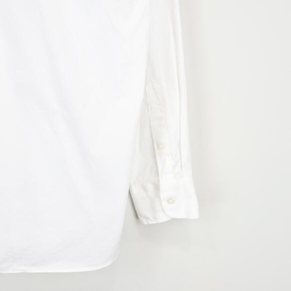 J.Crew Men's Ludlow Slim Premium Fine Cotton Dress Shirt Size 16/34 White - Picture 6 of 8